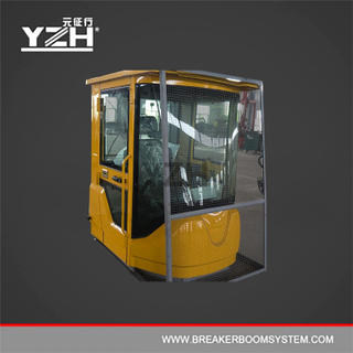 Operator Control Cabin With Mesh Protection
