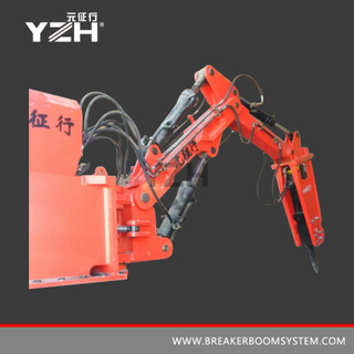 Rock Breaker Boom System For Grizzly