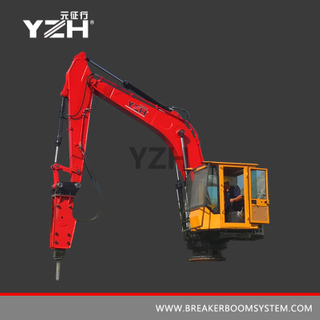 Stationary Boom Breakers System For Gyratory Crusher